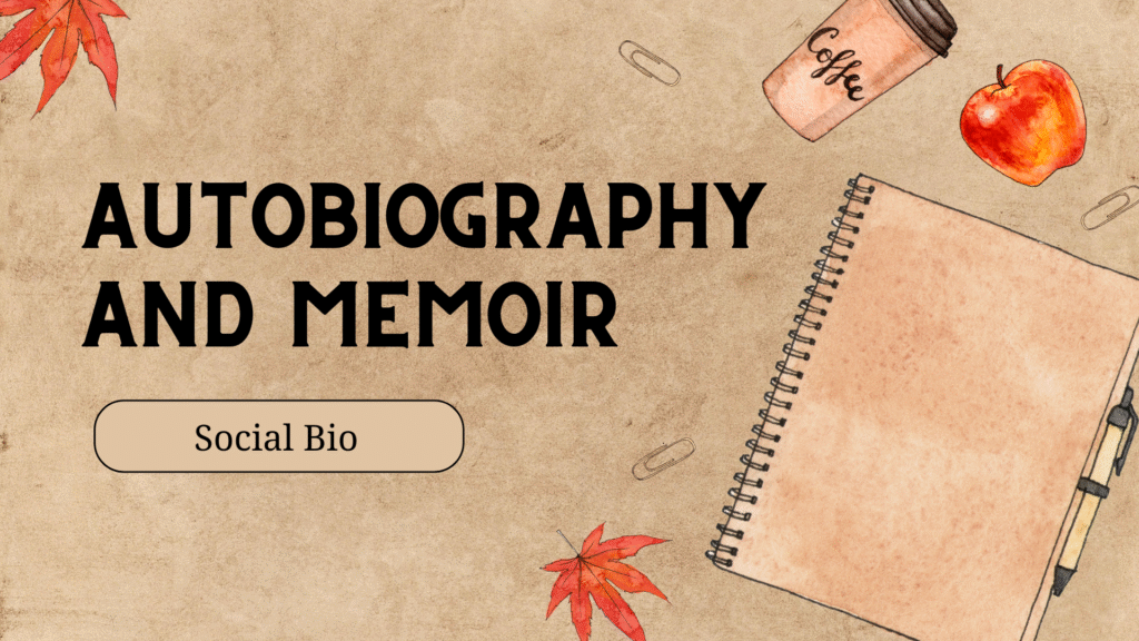 autobiography and memoir